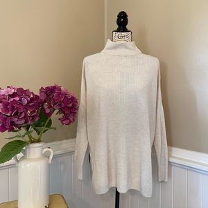 Sonoma off white turtleneck sweater worn